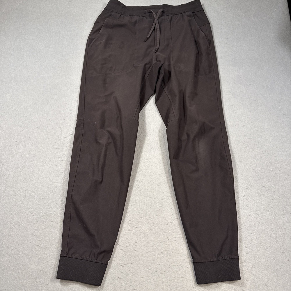 JOGGER PANTS Lululemon ABC Men's MEDIUM BLACK Warpstreme LM5421S Stretch